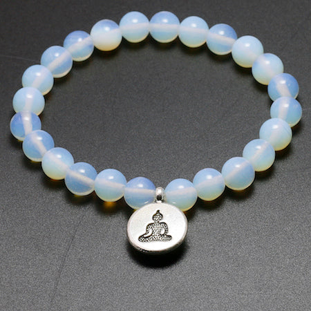 Buddha Lotus Onyx Bracelet — Sacred Zen Ritual Jewelry for Quiet Modern Living