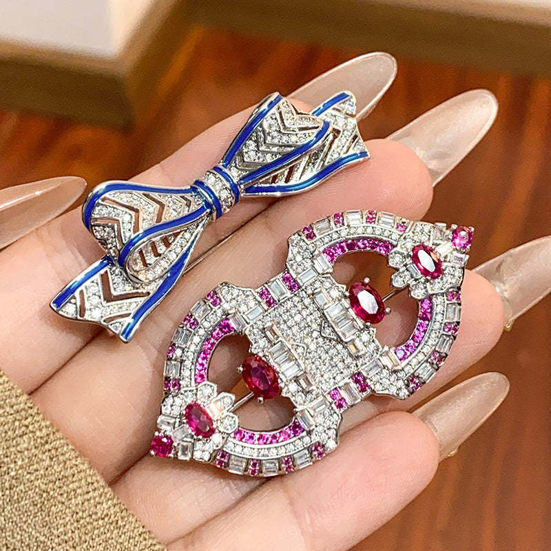 Elegant Suit Cheongsam Brooch for Women