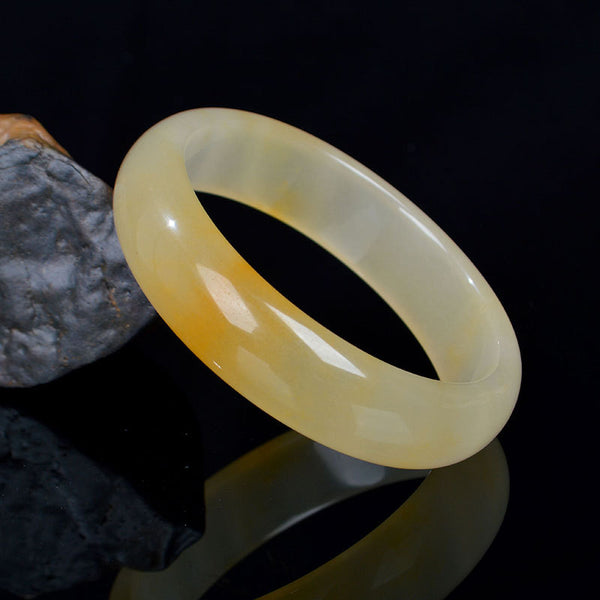 Serene Light Jade Bracelet | Natural Stone Beaded Bracelet for Women | Zen-Inspired Meditation Jewelry