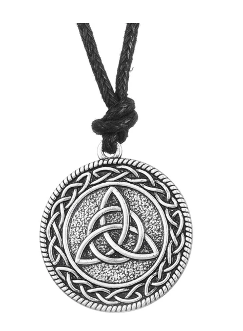 Elegant Triquetra Trinity Knot Pendant Necklace - Timeless Celtic Symbolism in Sterling Silver