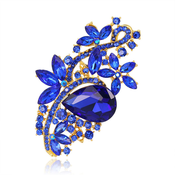 Crystal Whisper Brooch — Subtle Eastern Elegance for Quiet Modern Moments