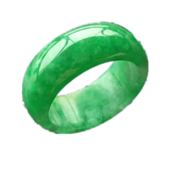 Elegant Emerald Jade Ring for Men and Women - Timeless Luxury Jewelry