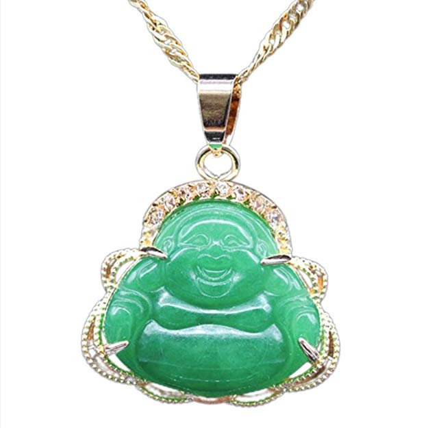 Sacred Buddhist Jade Pendant | Hand-Carved Imperial Green Nephrite | Zen Meditation Accessory | Artisan Buddhist Jewelry