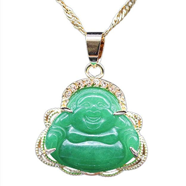 Sacred Buddhist Jade Pendant | Hand-Carved Imperial Green Nephrite | Zen Meditation Accessory | Artisan Buddhist Jewelry