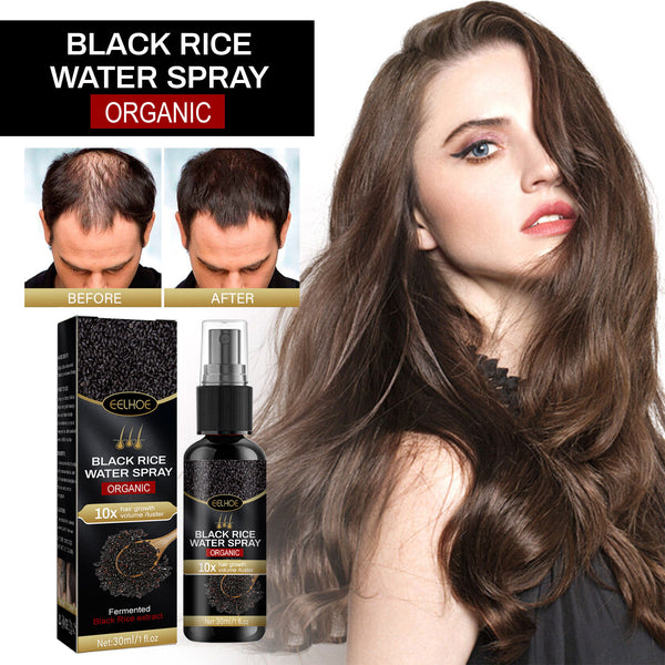 EELHOE Black Rice Hair Growth Spray - Advanced Strengthening & Repairing Formula for Thicker, Healthier Hair
