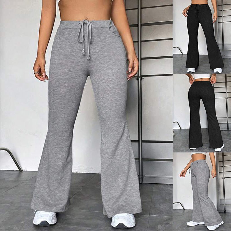 Silk & Sage Flared Yoga Trousers — Ethereal Eastern Ritual Wear for Quiet Modern Living