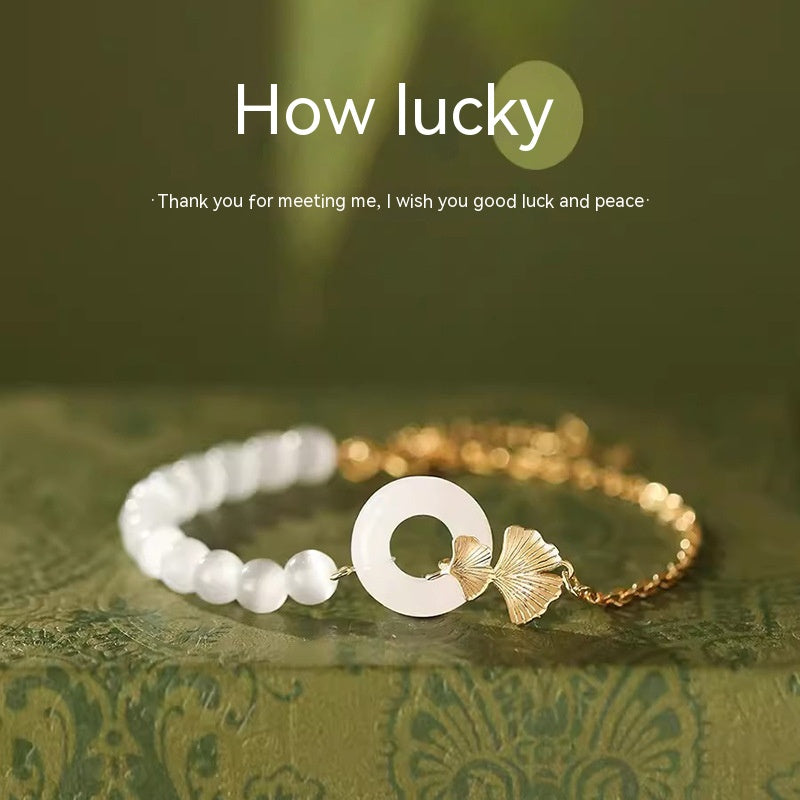 Hetian Jade Peace Buckle Bracelet in Sterling Silver — Quiet Ritual for Modern Serenity