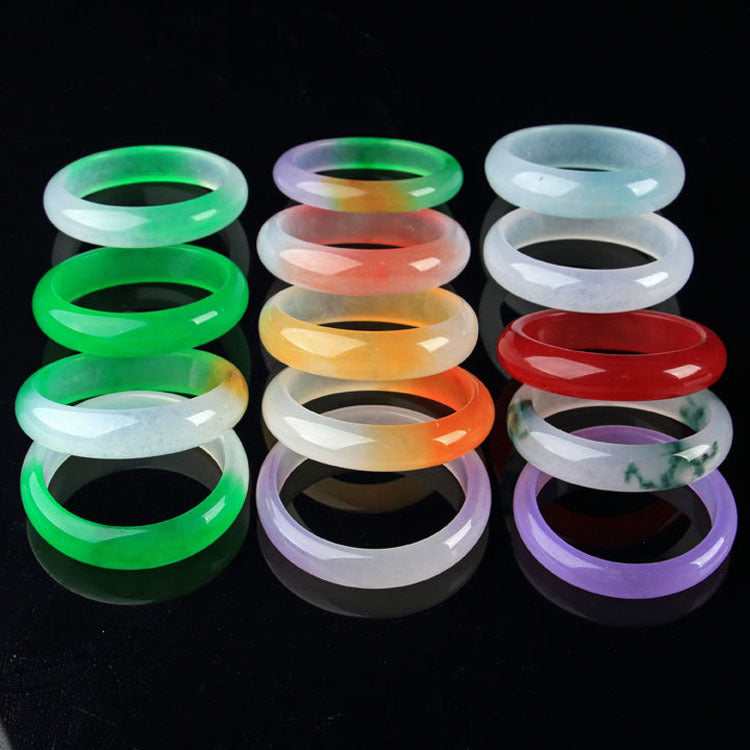 Women's Natural Multi-Color Bashan Jade Bracelet | Zen Meditation & Tea Ceremony Handcrafted Jewelry