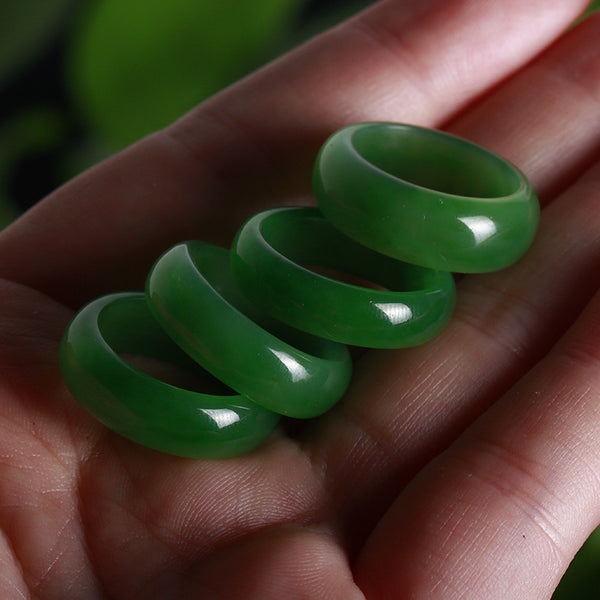 Hetian Jade Ritual Ring — Subtle Eastern Elegance for Mindful Daily Wear