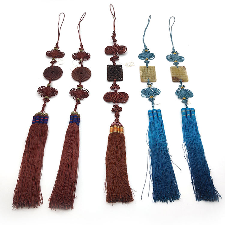 Handcrafted Natural Jade Pendant with Silk Tassel – Authentic Chinese Knot Jewelry, Timeless Eastern Elegance