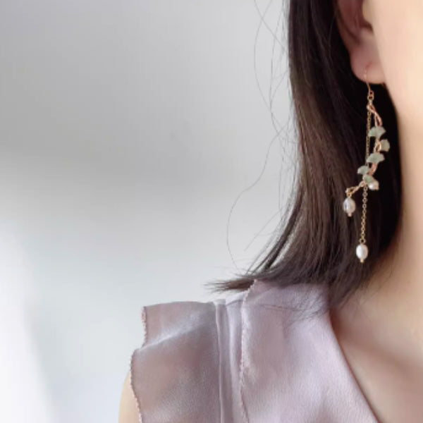 Luxury Chinese-Inspired Tassel Earrings with Artisan Craftsmanship