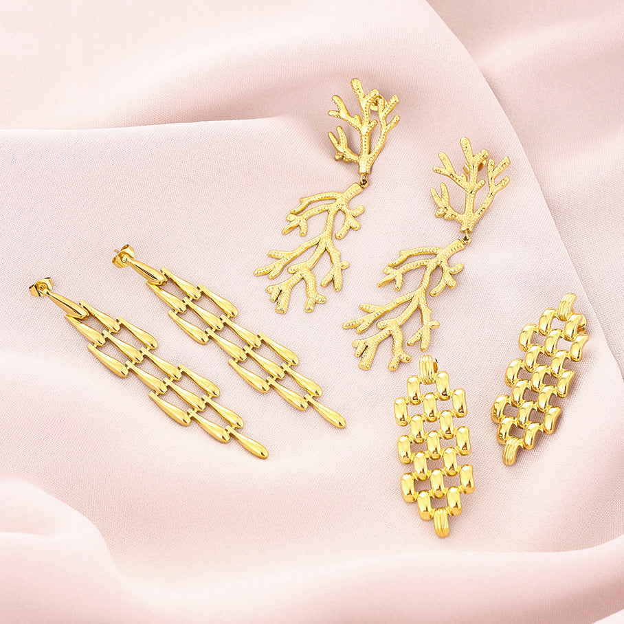 Silk & Sage | Flowing Water Long Tassel Earrings with Dynamic Asymmetry