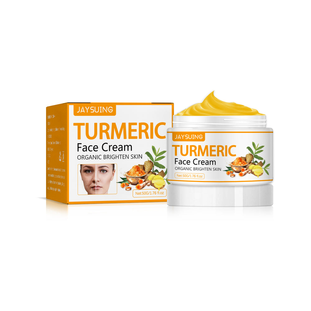 Jaysuing Turmeric Firming & Beautifying Cream - Advanced Anti-Aging Formula to Reduce Wrinkles, Tighten Skin, and Brighten Complexion