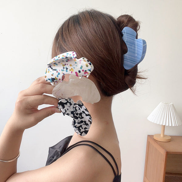 Korean Minimalist Acetate Hairpin Set | Sleek Women Hair Accessories | Premium Tortoise Shell Clip